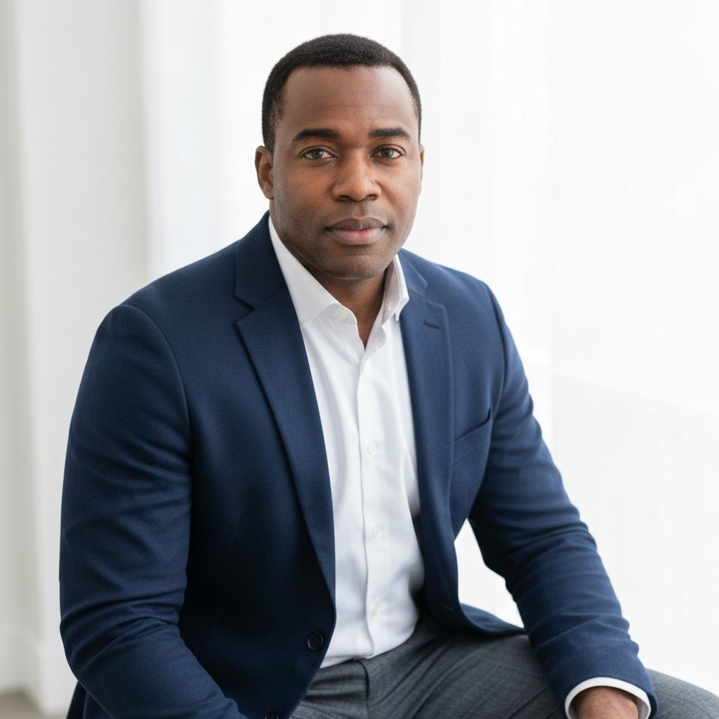 Portrait of Samuel Mensah, Chief Technology Officer